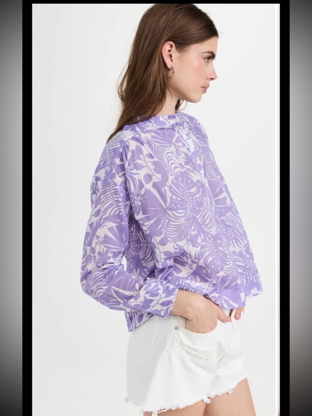 SUNDRY Palm Beach Henley in Bright Orchid size 1 or US Small - Picture 5 of 12